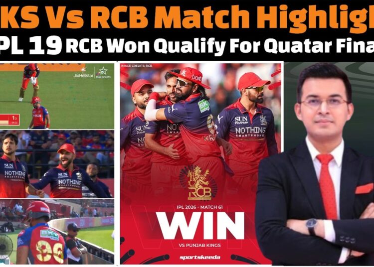 Royal Challengers Bengaluru vs Punjab Kings complete match highlights IPL 2026 today.