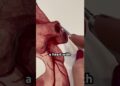 My blood was drawn by a medical professional! #bloodart #artist #bloodraw #heart #heartart