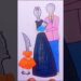 A cute family story is back 🍴🍽️🎨💕🤣 #art #colormixing #papercraft #draw #drawing #artist #usa