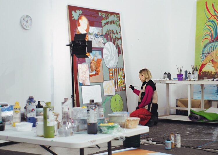 Artist Allison Katz: ”Painting is like a river flowing.”
