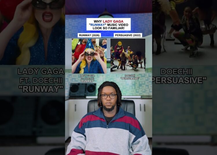 Why Lady Gaga, Doechii “RUNWAY” Music Video Looks So Familiar #shorts