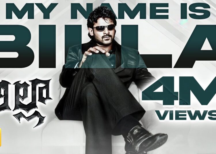 My Name Is Billa 4K Video Song | Billa (Telugu) | Prabhas, Anushka Shetty | Mani Sharma