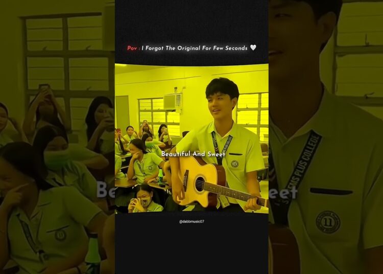 Perfect || Boy Voice || School Guitar Cover || English Lyrics | Dabb Music