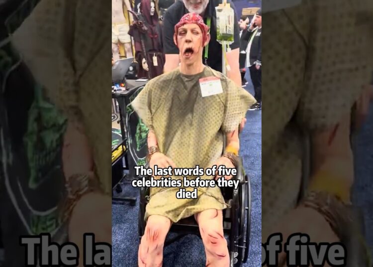 The last words of five celebrities before they died #celebrity #tiktok #fypシ #usa