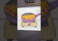 Do you like cooking? 🍳👩🏻‍🍳 #shorts #drawing #art #draw #craft #cooking #cook #artist #creative