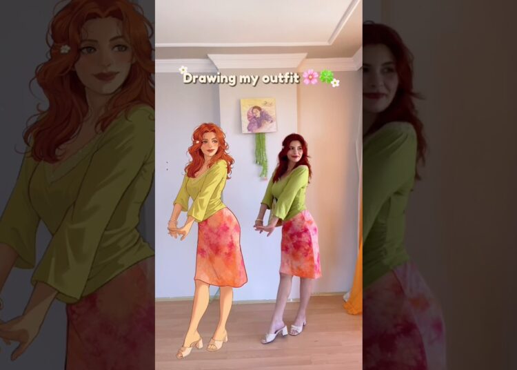 Drawing my outfit part 2 #art #drawing #comics #artist
