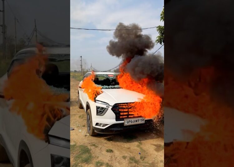 Car जल gayi😳#shorts #emotional #trending #viral #music #youtubeshorts #ai