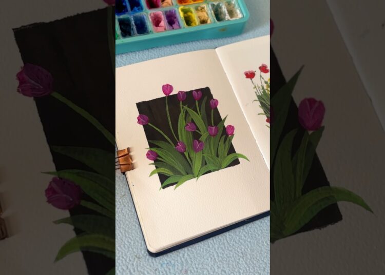 Try this one guys🌷#art #artshorts #painting #sketchful #myartistlife #drawing #artfully #flowers