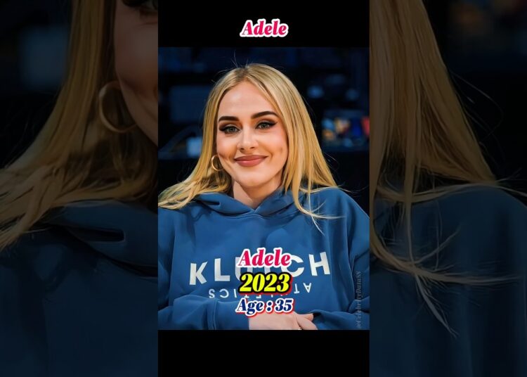 Adele Then and Now❤️#adele #evolution #celebrity