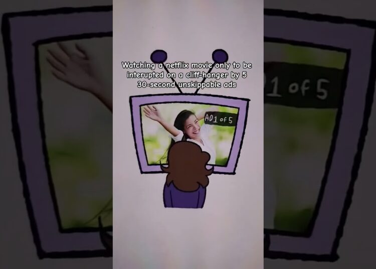 Netflix ads were a mistake #art #drawing #digitalart #artist #relatable #fyp #funny
