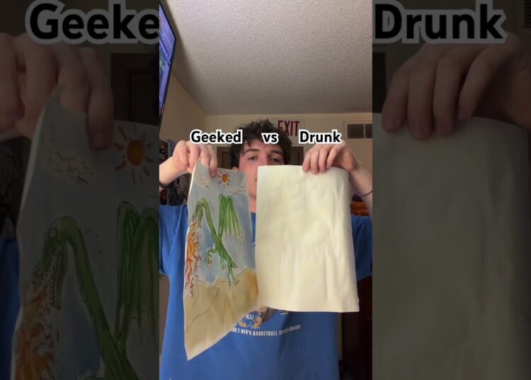 geeked vs drunk #art #artist #reveal