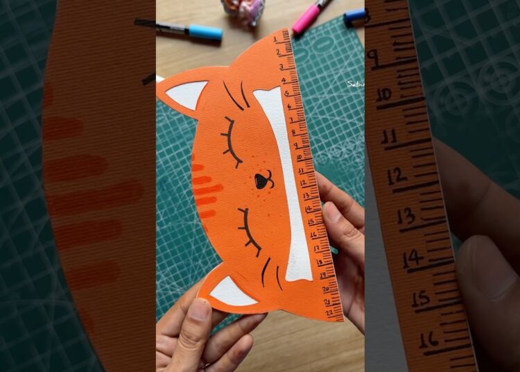 🥳D.I.Y cutest scale 📏 #Sabia.the.artist #shorts #Diy #youtubeshorts