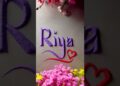 Riya – Purple sand art # Sansare #sandcalligraphy #artist #riya