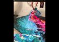 This Artist Paints With a Bucket 😮 #shorts