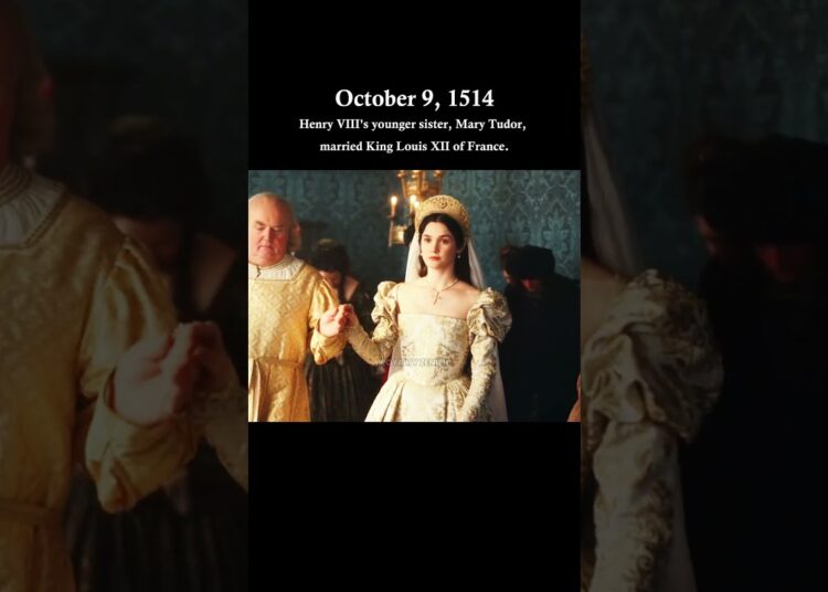 Mary Tudor was widowed after just 3 months #royal #viral #shorts #history #tudor #royalty #queen