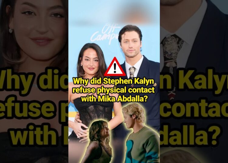 Why did Stephen Kalyn refuse physical contact with Mika Abdalla?#celebrity#stephenkalyn #mikaabdalla