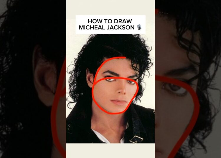 HOW TO DRAW MICHEAL JACKSON 🎙️#drawing #art #sketch #michaeljackson #tutorial
