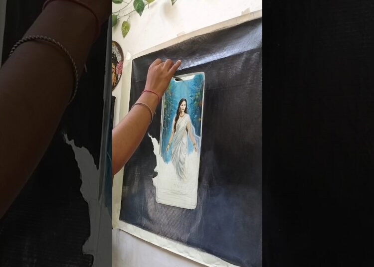 Bhakti Aur Art Ka Sangam 🎨🕉 #short #trending #viral #sabkiart