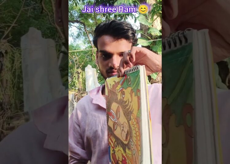 Jai shree Ram 🚩🚩#art #drawing #explore #artist #trending #artwork #artdaily #godart #jesus