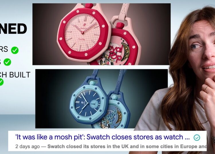 How to RUIN A LAUNCH: Swatch X AP Royal Pop – they messed it up AGAIN