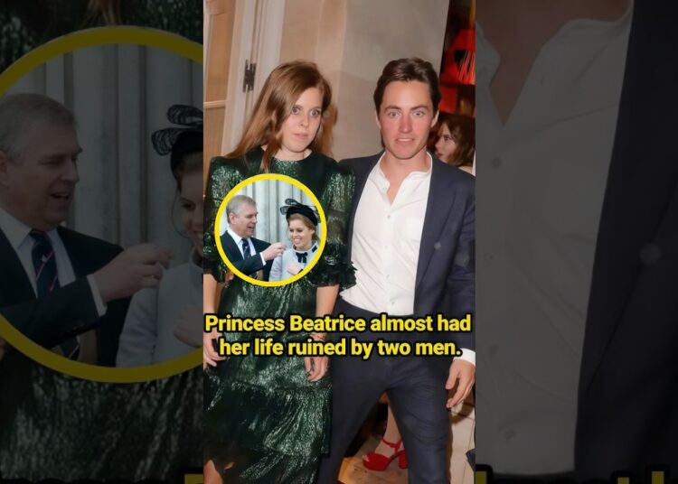 Princess Beatrice almost had her life ruined by two men.#celebrity #princessbeatrice #andrew