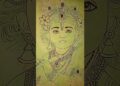 ARTBYKIRTI15 little krishna beautiful painting🎨🖌️#drawing#pendrawing #artist #creative #dailyroutine