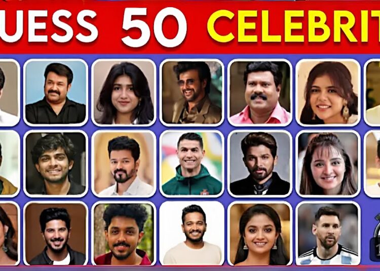 Guess 50 Celebrity🔥✨ | Malayalam | Quiz | Movie | M quiz