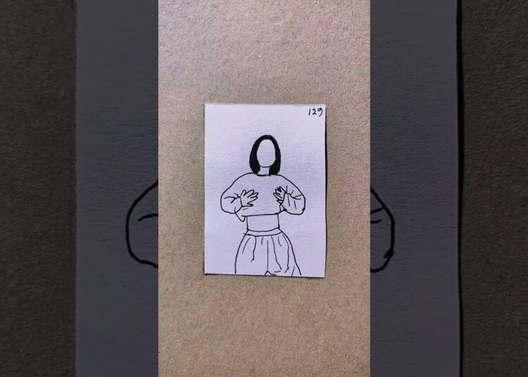 Copines pepar Flipbook #art #dance#artist#viralvideo #artwork