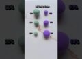 Dull Teal vs Grape #satisfying#shorts#subscribe#colorsmystery#art#claymixing#colormixing#artist
