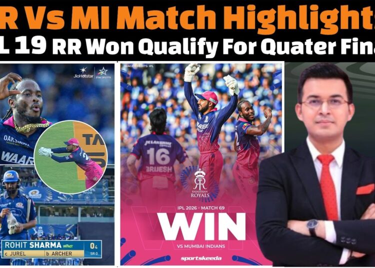 Rajasthan Royals vs Mumbai Indians complete match highlights IPL 2026 today.