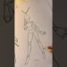 Girl pose drawing. #howtodraw #art #drawing #artist #shorts