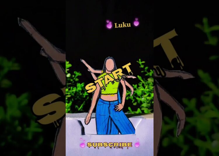 Luku Pepar Flipbook Animation Art #trending#shorts#artist#dance
