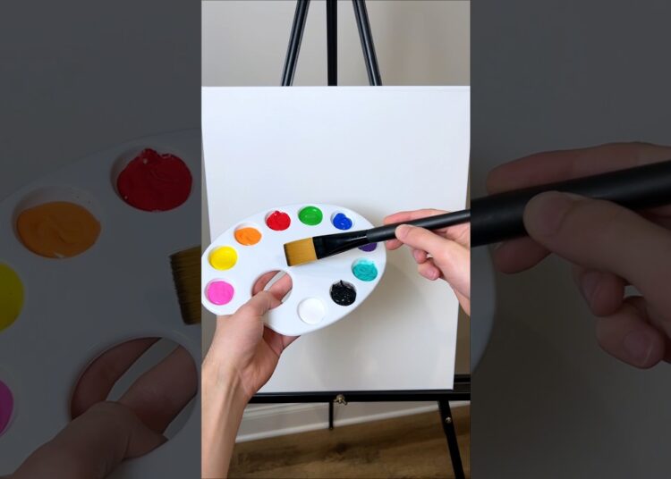 How many Brushstrokes will it take… (#shorts)
