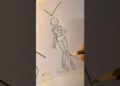 How to draw a girl. #howtodraw #art #drawing #artist #shorts