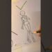 How to draw a girl. #howtodraw #art #drawing #artist #shorts