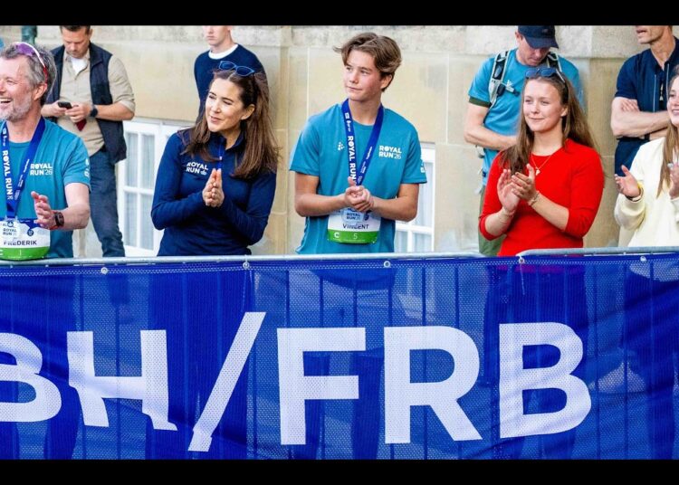 Danish Royals at Royal Run 2026, Copenhagen, Denmark