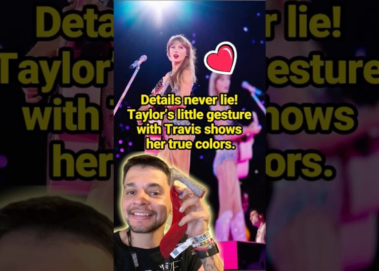 Taylor Swift’s little gesture with Travis shows her true colors.#celebrity #taylorswift #traviskelce