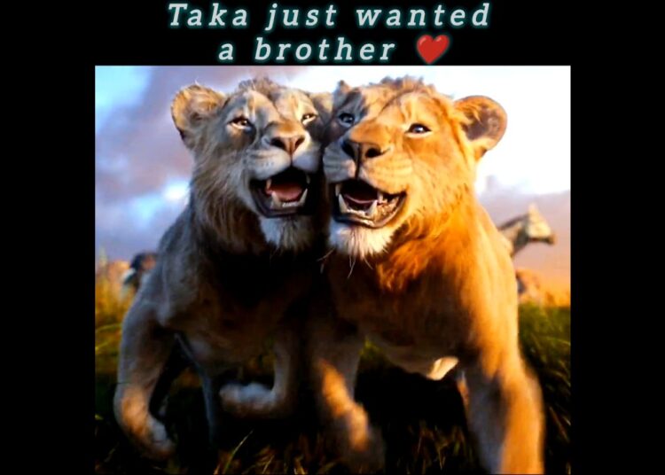“I Always Wanted a Brother… 🦁❤️ | Taka & Mufasa Royalty Edit”