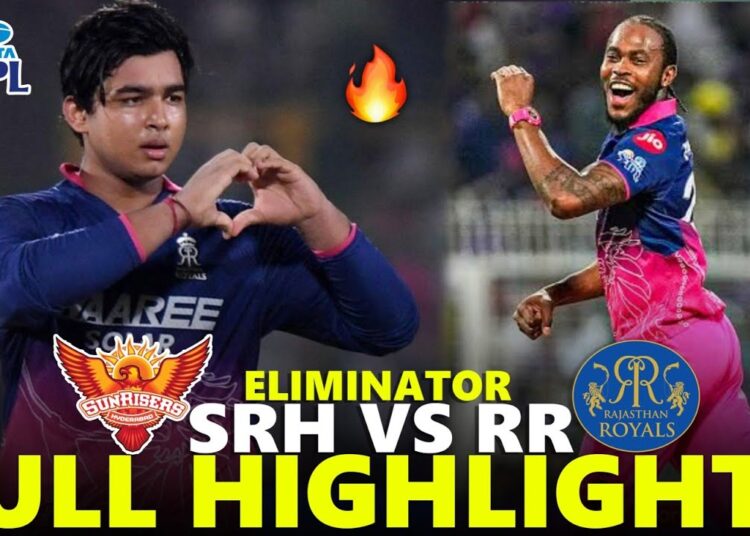 Sunrisers Hyderabad vs Rajasthan Royals Match 72 Eliminator Full Highlights IPL 2026 | SRH VS RR