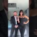 UFC fighter Merab Dvalishvili and Nina Drama attend the American Music Awards