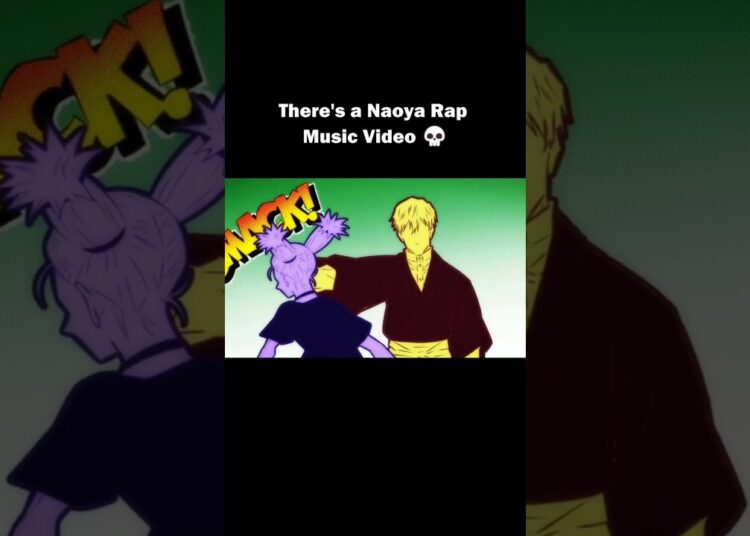 There’s a Naoya Rap Music Video 💀 #jujutsukaisen
