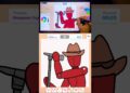 Drawing Disappearing Guy (TADC) in Roblox Speed Draw #roblox #art #speeddraw