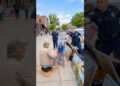 Police Surprised This Street Artist With A Gallery #shorts #humanity