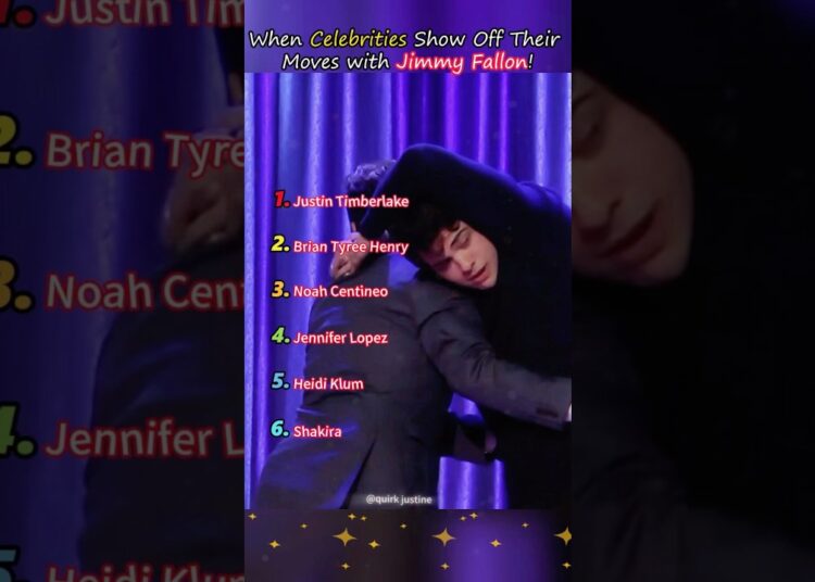 Top Celebrities Who Totally Slayed Dancing with Jimmy Fallon 💃🕺#fyp #celebrity #funny #viral