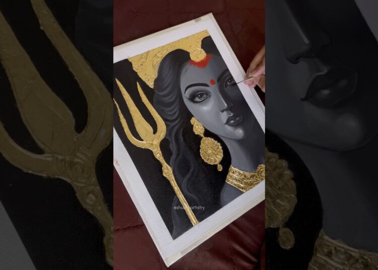 Eyelashes 👁️ #shubhartistry #art #paintings #matarani #maashakti #maakali #jaimatadi #artwork #arts
