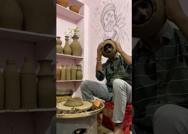 The Pain of an Artist 💔 #pottery #hardwork #failure #subscribe #shorts #art