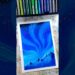 Northern Lights Drawing with Oil Pastels | Step-by-step Art Tutorial #shorts #viralvideo #art