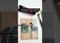 Would you do this to your painting? #art #painting #acrylicpainting #albertaartist