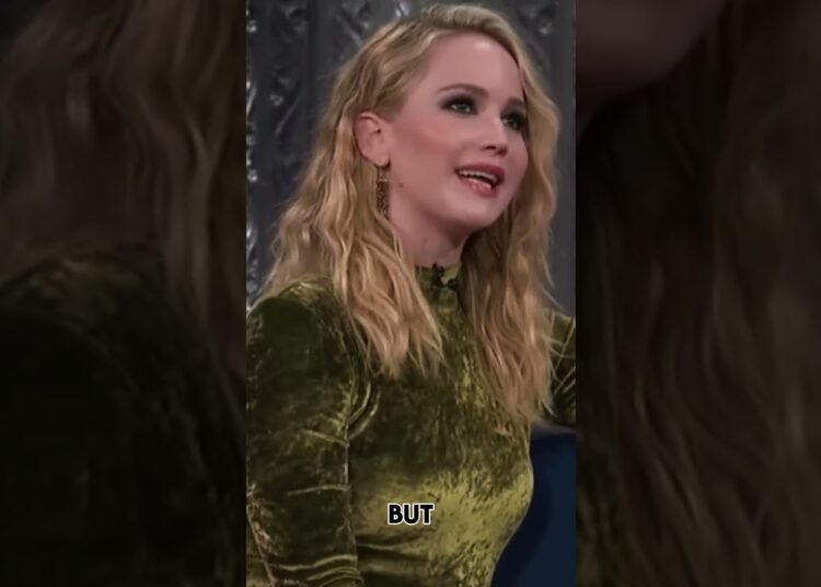 Jennifer Lawrence Reveals Her Secret Celebrity Crush 😂🔥 #shorts #jenniferlawrence #celebrity
