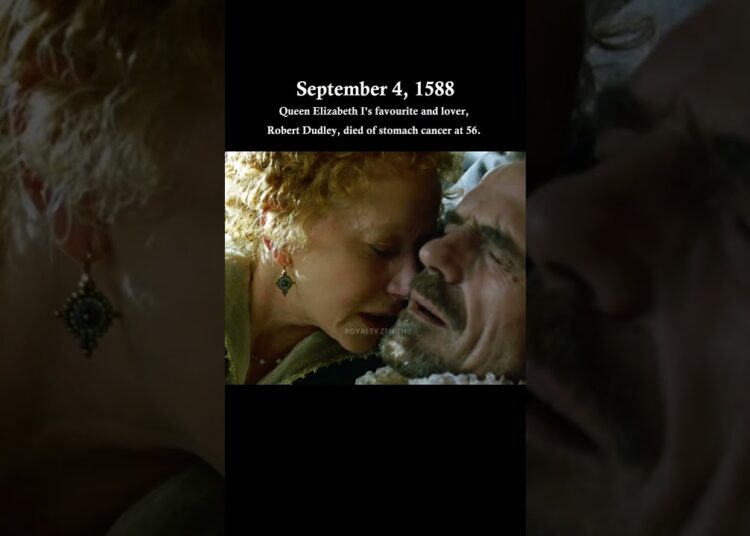 Queen Elizabeth I was devastated by Robert Dudley’s death #royal #viral #shorts #history #royalty